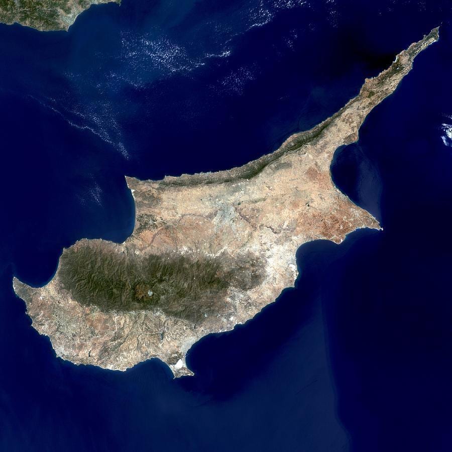 Kıbrıs harita uydu