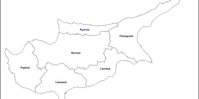 Kıbrıs haritası anahat
