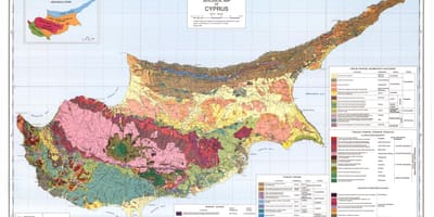 Kıbrıs coğrafi harita