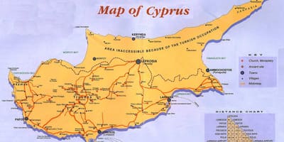 Kıbrıs köyler haritası 